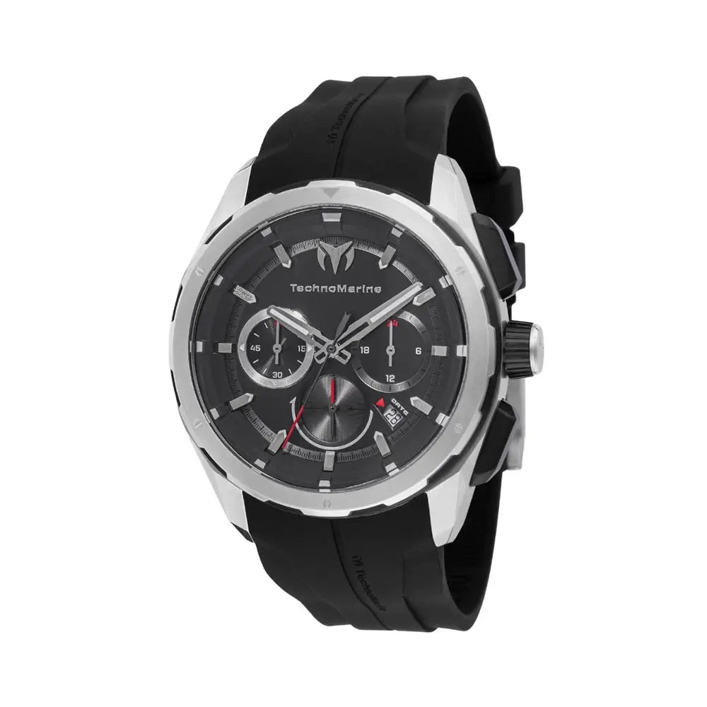 TechnoMarine Ocean Nomad Men's Watch - 43mm, Black Silver NWT